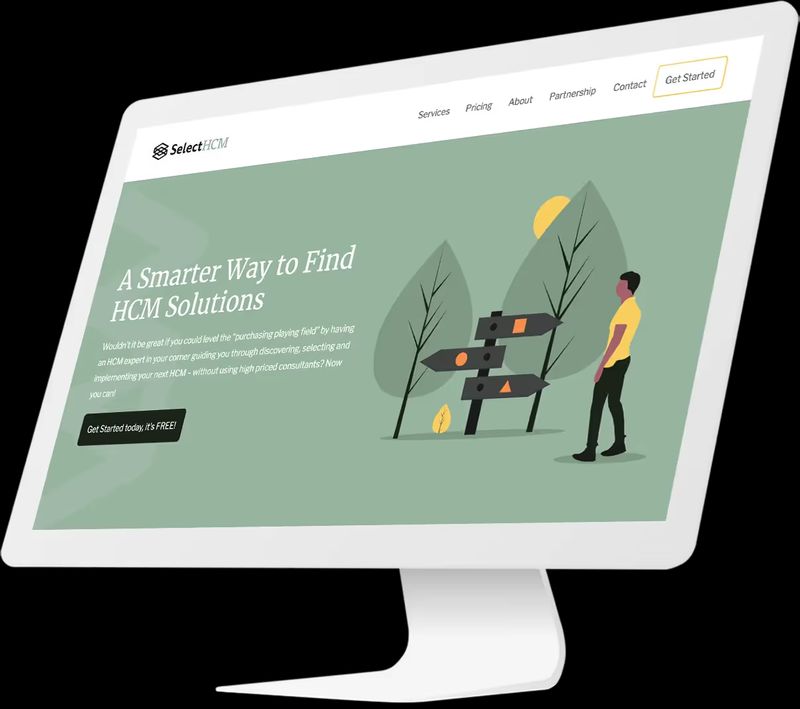 SelectHCM website design