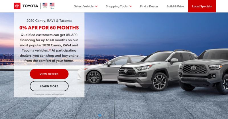 Toyota red website