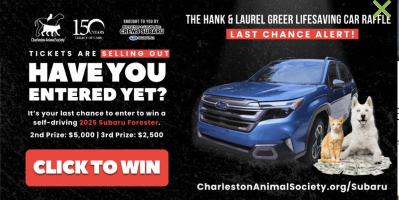 Nonprofit pop-up ad example